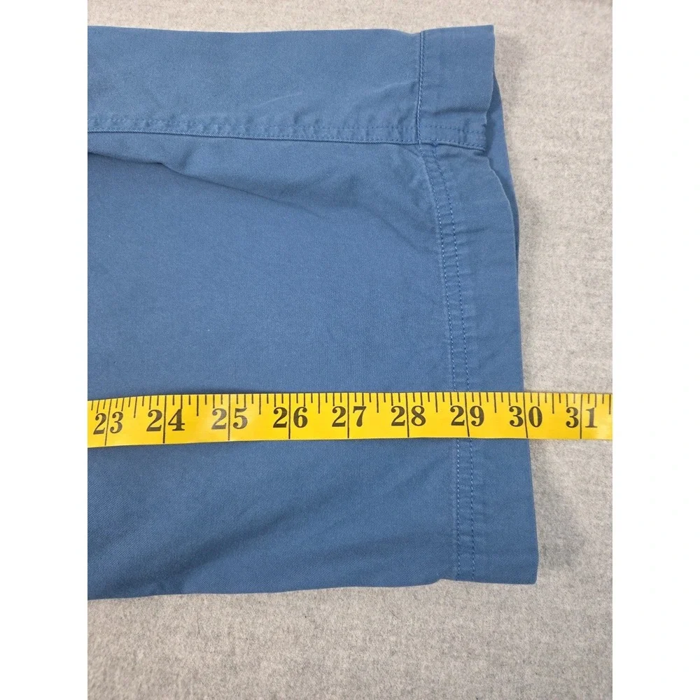 Banana Republic‎ Vintage 2001 Chino Pants 36x30 Royal Blue Wide Leg Button Fly